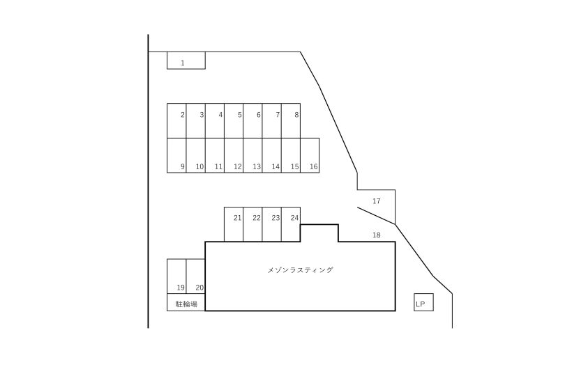 湯河原町吉浜　メゾンラスティング月極駐車場 画像6