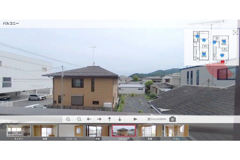湯河原町中央2丁目 井上テラス B-1 人気のメゾネット 3DK 生活便利 パノラマ