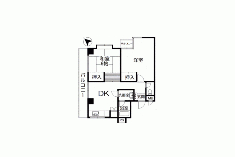 湯河原町土肥　サニーパレス湯河原　3階　2DK 画像13