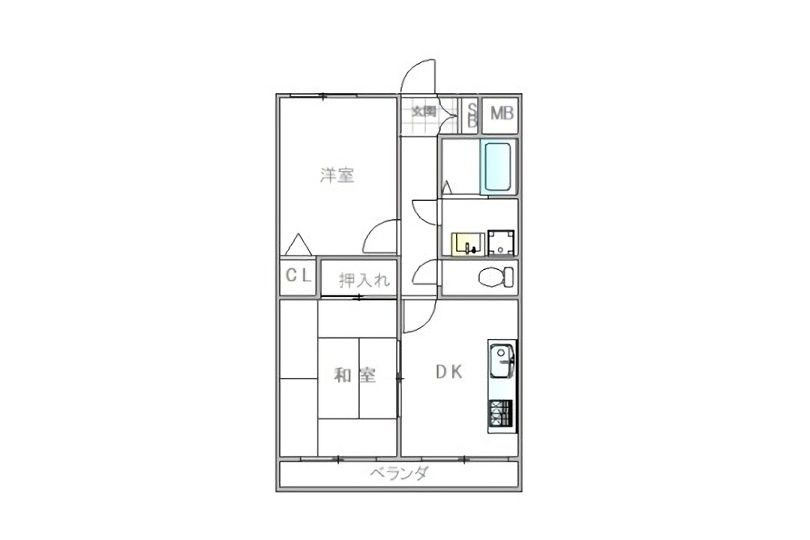 湯河原町土肥　ラ・カーサFK　2階　2DK 画像13