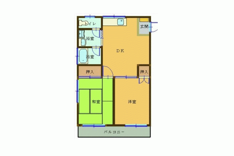 サンライズ杉山 2階2DK 画像16