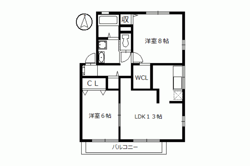 湯河原町土肥　アーバンクレストＢ　2階2LDK　駅徒歩約7分 画像6