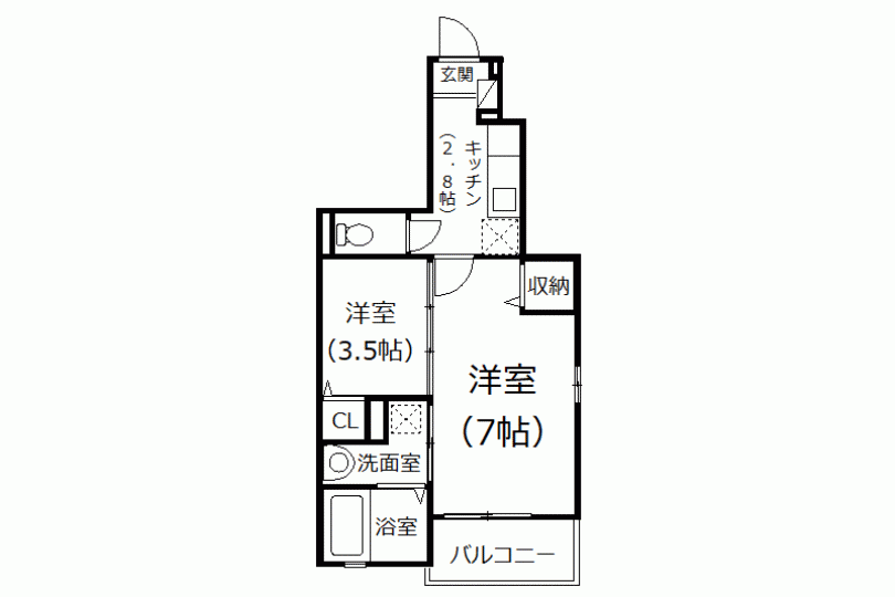湯河原町宮上 グラース・メゾン 101 角部屋2K 画像5