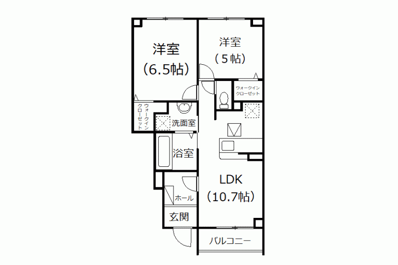 湯河原町宮上 ノーブル・テルマエ 103 2LDK 新築 ペット共生物件 画像2