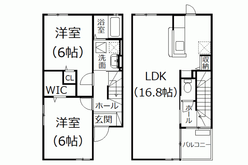 湯河原町中央4丁目　A-Baum　101　メゾネット　ペット共生 画像13
