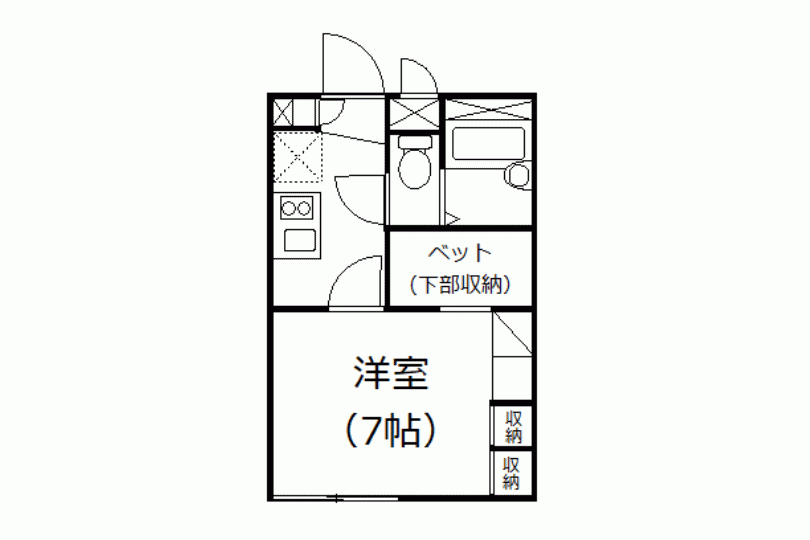 湯河原町土肥4丁目 レオパレスカネキュウ104 画像6