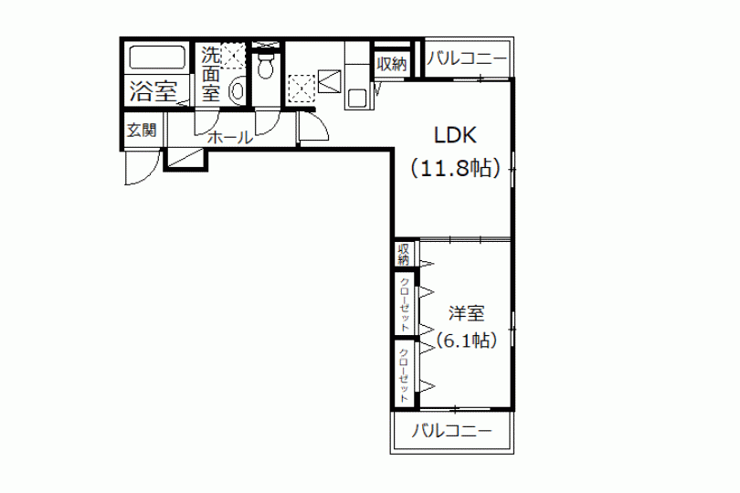 湯河原町中央4丁目　ベル アンジュ203　駅徒歩圏内　角部屋1LDK 画像21