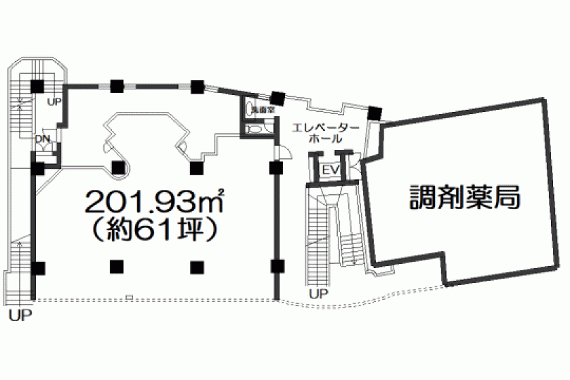 湯河原町土肥　一福堂医療ビル駅徒歩1分　医療系テナント商業ビル1階路面店舗 画像4