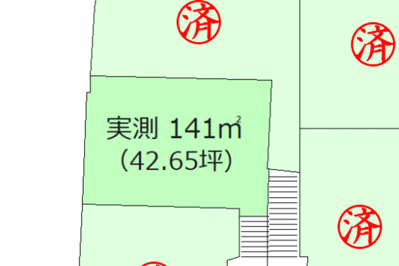 真鶴町岩 高台のひな壇造成地 建築条件なし 約42坪 画像7