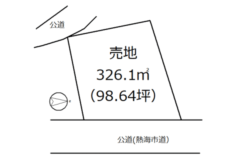熱海市泉 ドクターヴィレッジ 約98坪土地 画像9