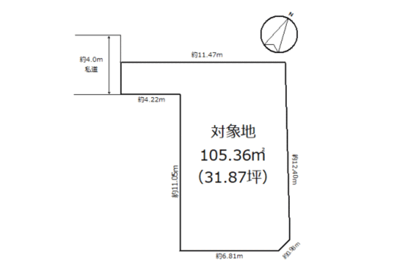 真鶴町真鶴　駅徒歩6分　建築条件なし　約31坪の土地 画像7