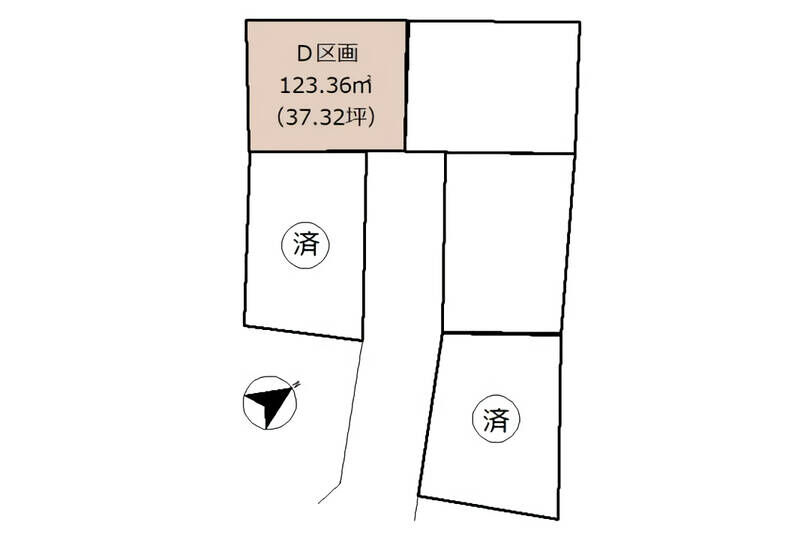 湯河原町宮上　自然豊かな環境　建築条件なし　約37坪 画像9