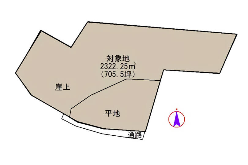 湯河原町宮下　湯河原駅1.1km　南向き約705坪の売地 画像11