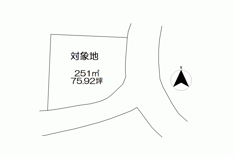 湯河原町鍛冶屋　閑静な住宅街の入り口に位置する75坪平坦土地 画像8