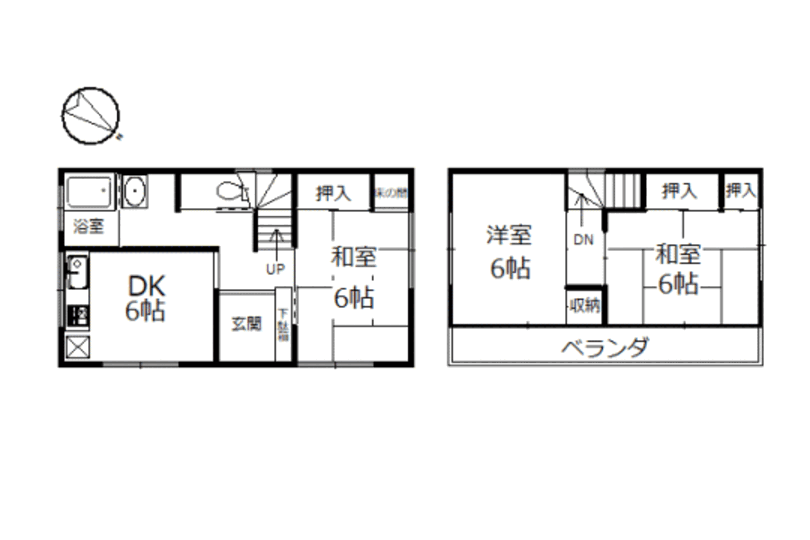 熱海市泉　緑豊かな環境　3DK戸建 画像13