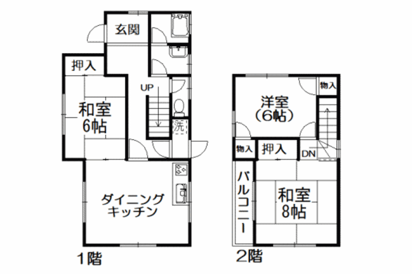 熱海市泉　ゆずり葉分譲地　バス停徒歩1分の南東向き3DK 画像13