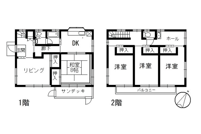 熱海市泉 ゆずり葉分譲地内 東南角地 4LDK戸建 画像11