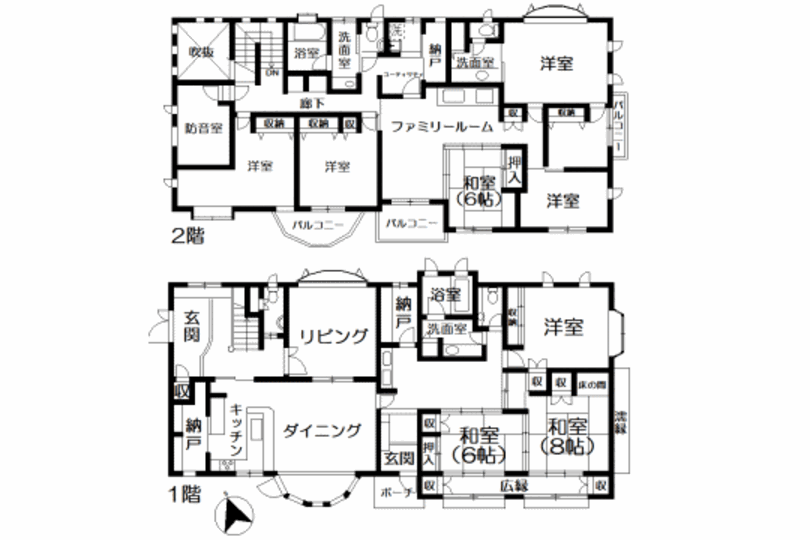 熱海市泉　三井ホーム社施工　9LDK+S　ハイグレード大型邸宅 画像13