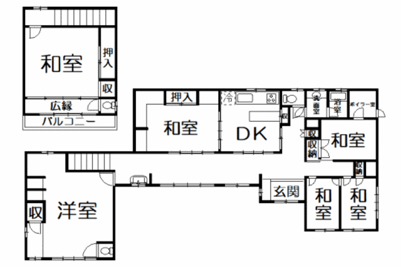 湯河原町宮上　雄大な山並みを望む6ＤＫ戸建　南向き陽当たり良好 画像12