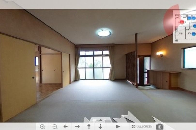 湯河原町宮上　若草山分譲地　温泉付・角地　駐車場2台分あり　7LDK パノラマ