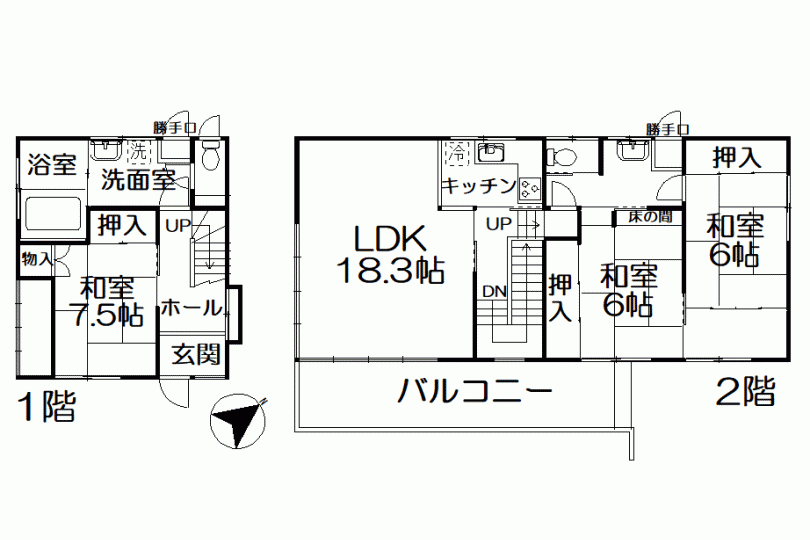湯河原町宮上　雄大な山並みを眺望　温泉と植栽豊かな庭付3LDK 画像14