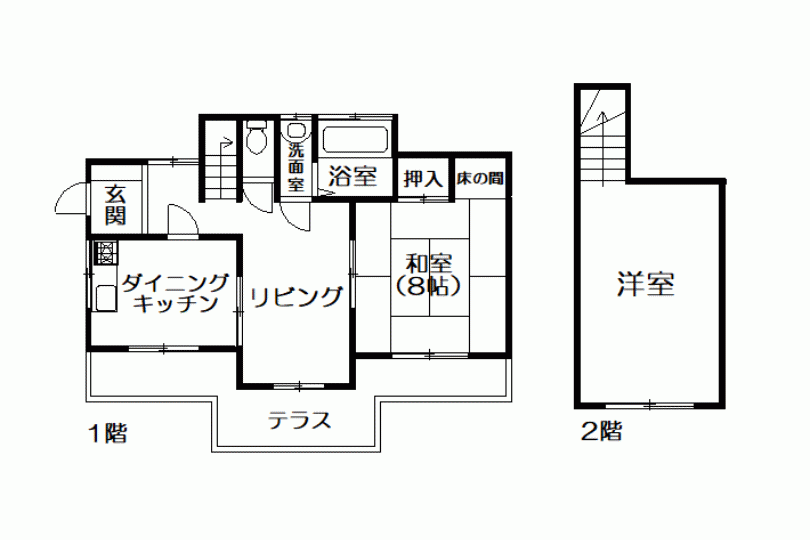 熱海市泉 豊かな緑と静寂に癒される リフォーム済み2LDK戸建 画像12