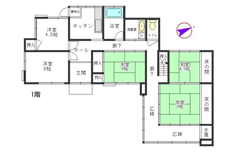 湯河原町宮上　湯河原万葉郷　温泉付・純和風の大型住宅 画像14