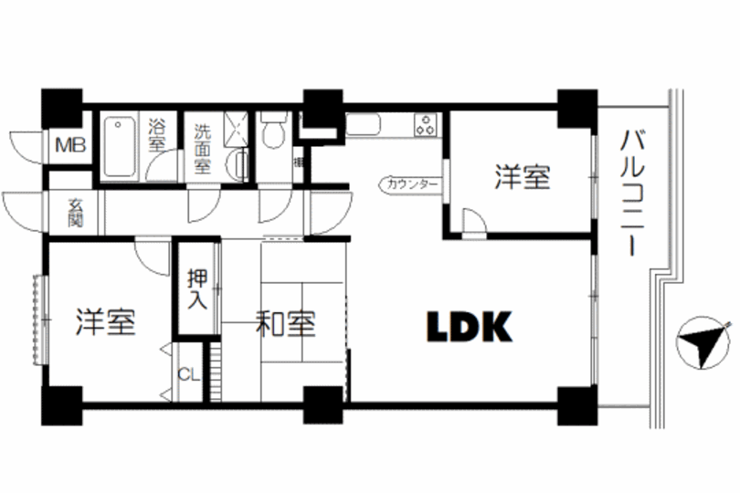 ダイアパレス湯河原グランヒルズ二番館　5階　3LDK