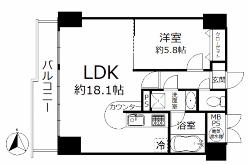 ライオンズタワー奥湯河原　共用施設充実　17階1LDK 画像13