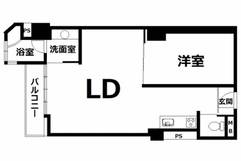 熱海アビタシオン2号棟　1階1LDK　フルリノベーション済み美室 画像13