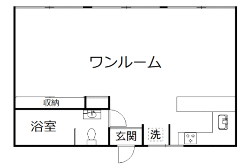 熱海アビタシオン１号棟　最上階ワンルーム温泉付き　リフォーム済み美室 画像13