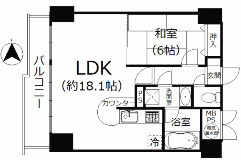 ライオンズタワー奥湯河原 12階1LDK 共用施設充...