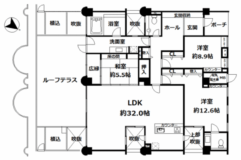 ドメーヌ熱海伊豆山　相模湾と花火を眺望　光と風に包まれる154㎡越え3LDK 画像13