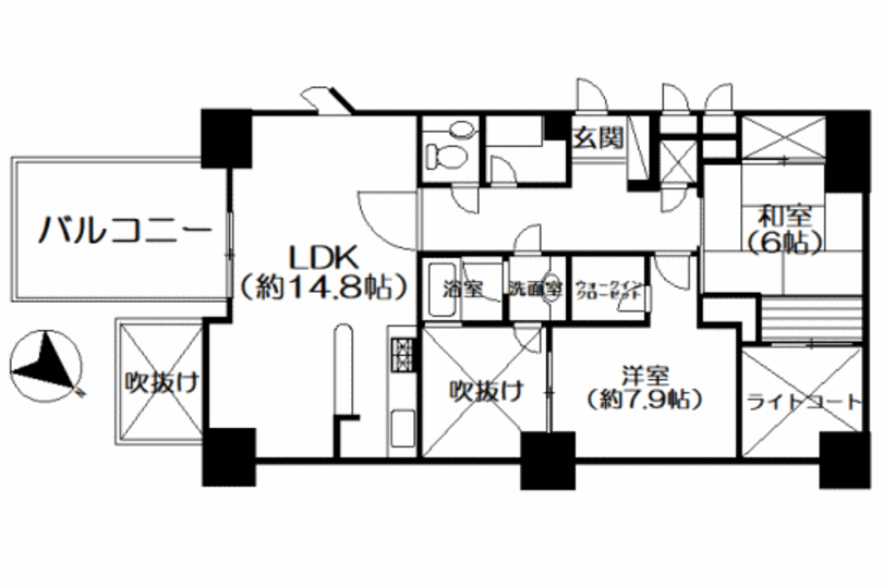 サンヴェール熱海伊豆山　相模湾一望3階2LDK　共有施設充実 画像10