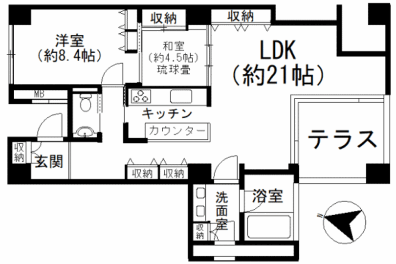 スコーレ熱海　2021年全面リフォームの美室　海眺望・戸別温泉付き2LDK 画像13