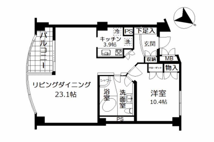 パークセレノ真鶴アスール　最上階　海岸線に建つリゾートマンション　12月リフォーム完工予定 画像9