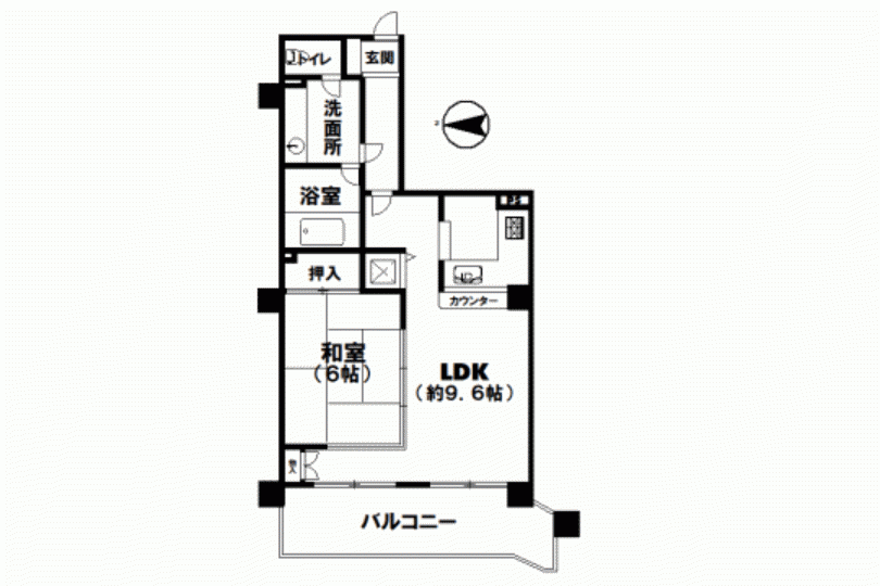 プリンスハイム湯河原　陽当たり良好1ＬＤＫ　山並み眺望 画像13