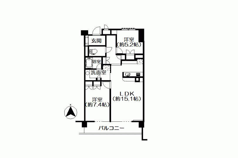 フォーシーズンズフォレスト湯河原 5階2LDK 南向...