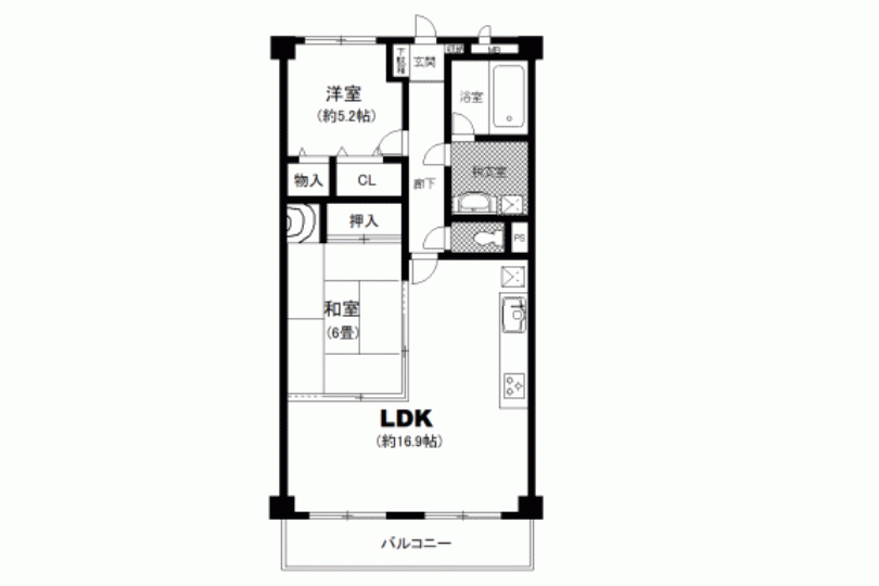 ライオンズマンション湯河原第2　3階2LDK　バス停目の前生活便利 画像12