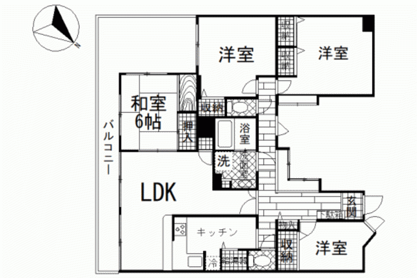 ライオンズマンション湯河原町福浦　4LDK　最上階　相模湾眺望 画像13