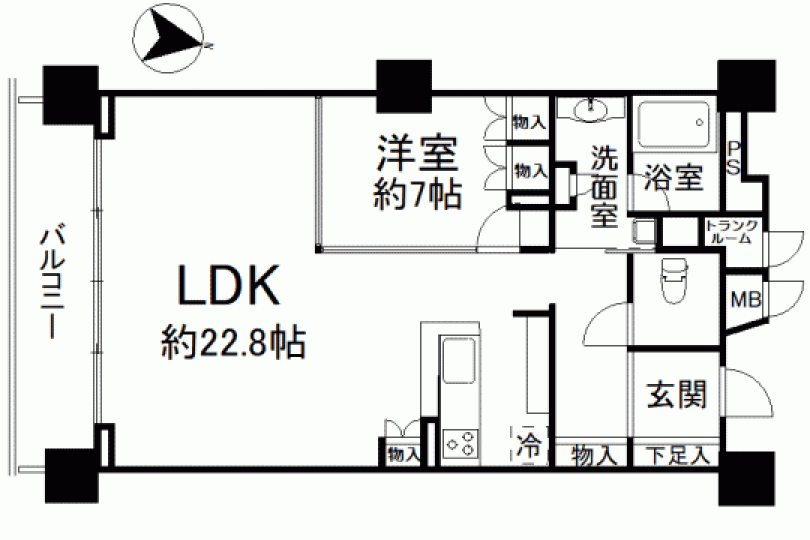 フォーシーズンズフォレスト湯河原　南向き5階1LDK 画像10