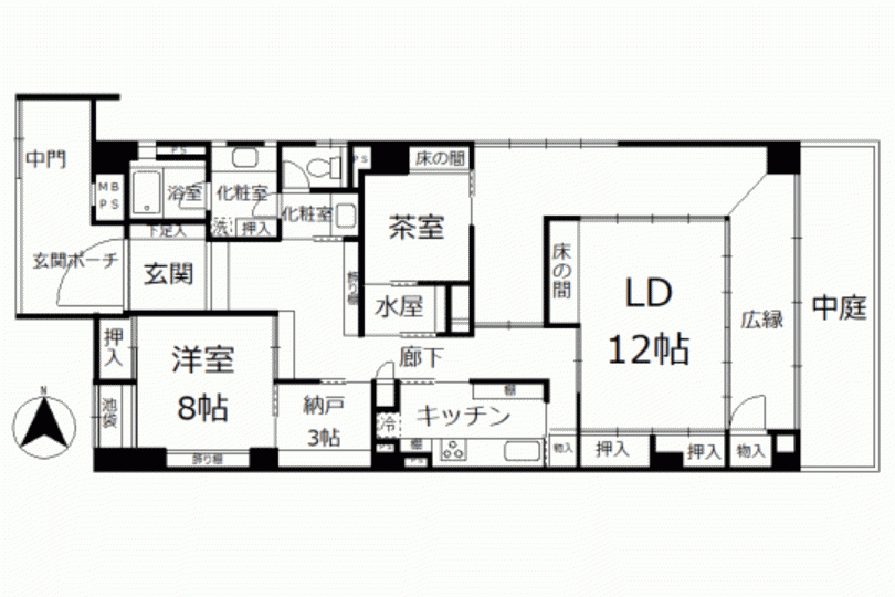 別邸桜乃庄　温泉と和庭園のある141㎡数寄屋モダンのラグジュアリーMS 画像13