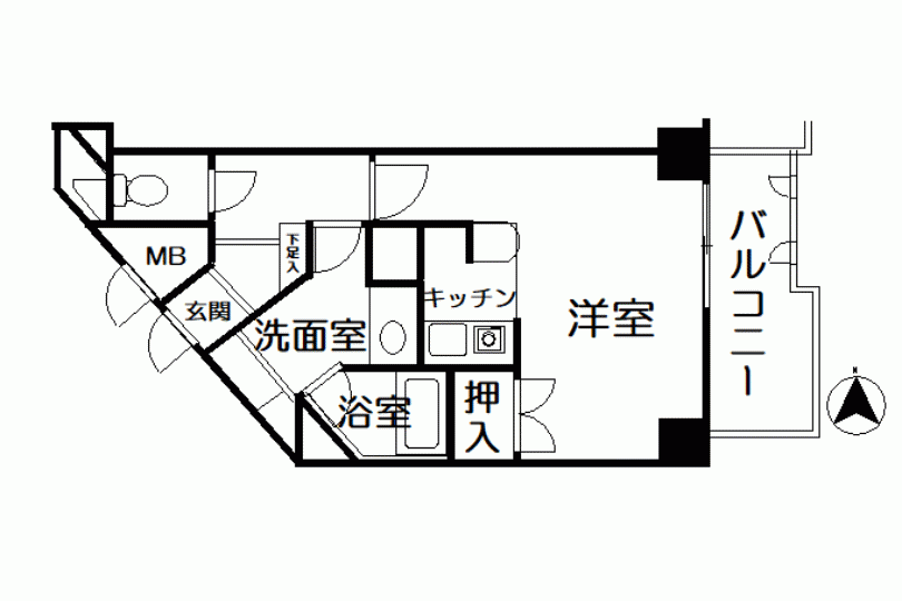 トーカン真鶴キャステール 真鶴駅まで徒歩約10分 3階東向き1K 画像13