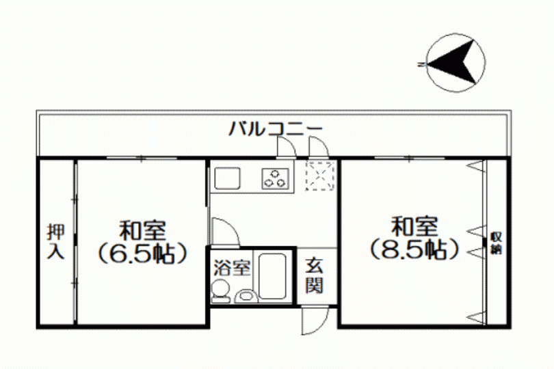 エクセレントプラザ湯河原3番館　温泉大浴場付きリゾートマンション　5階2K 画像13