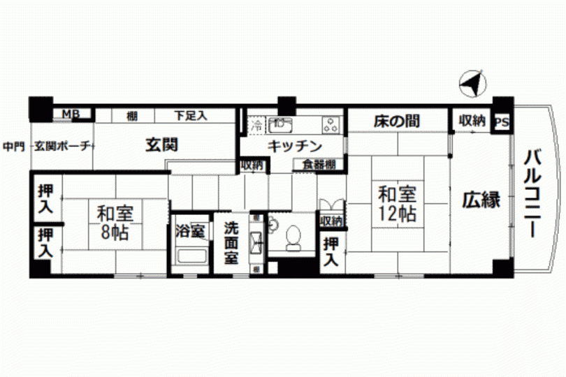 別邸桜乃庄　上階から和庭園の桜を見下ろす格式ある1LDK 画像13