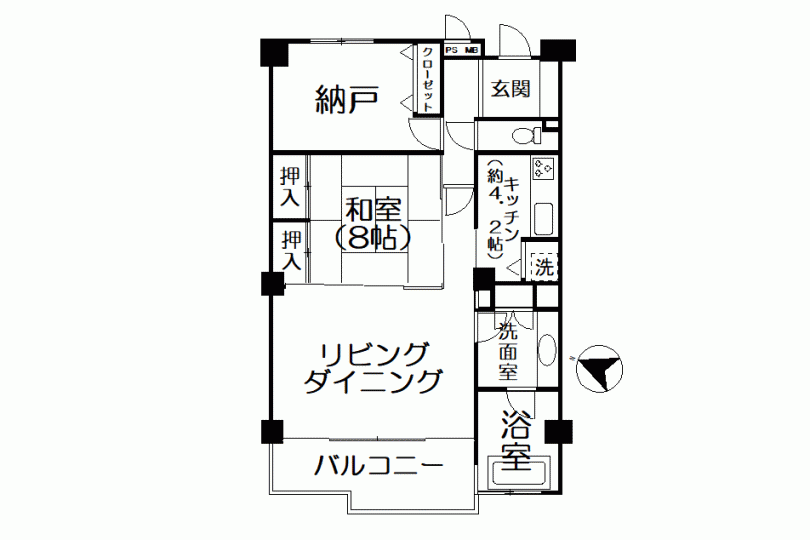 マリンバース真鶴 相模湾を望む1LDK+S 駅徒歩圏内 画像13