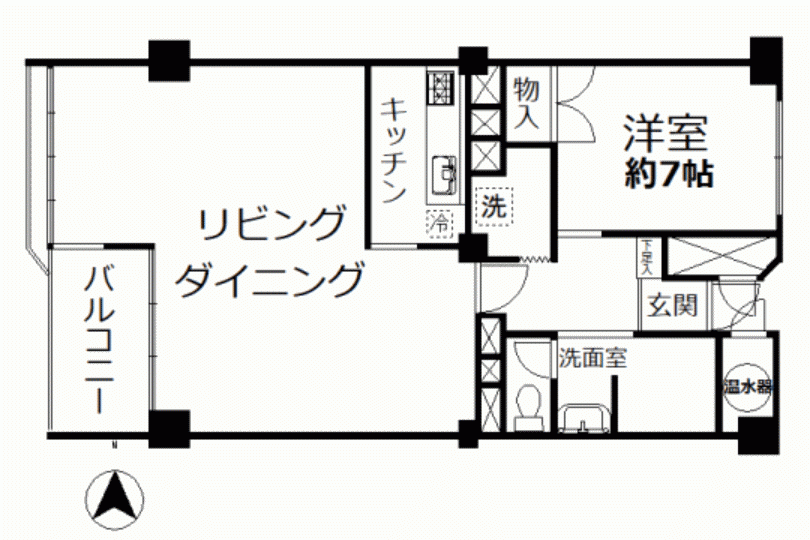 熱海プラザ 駅徒歩5分 充実共用施設の1LDK 画像11
